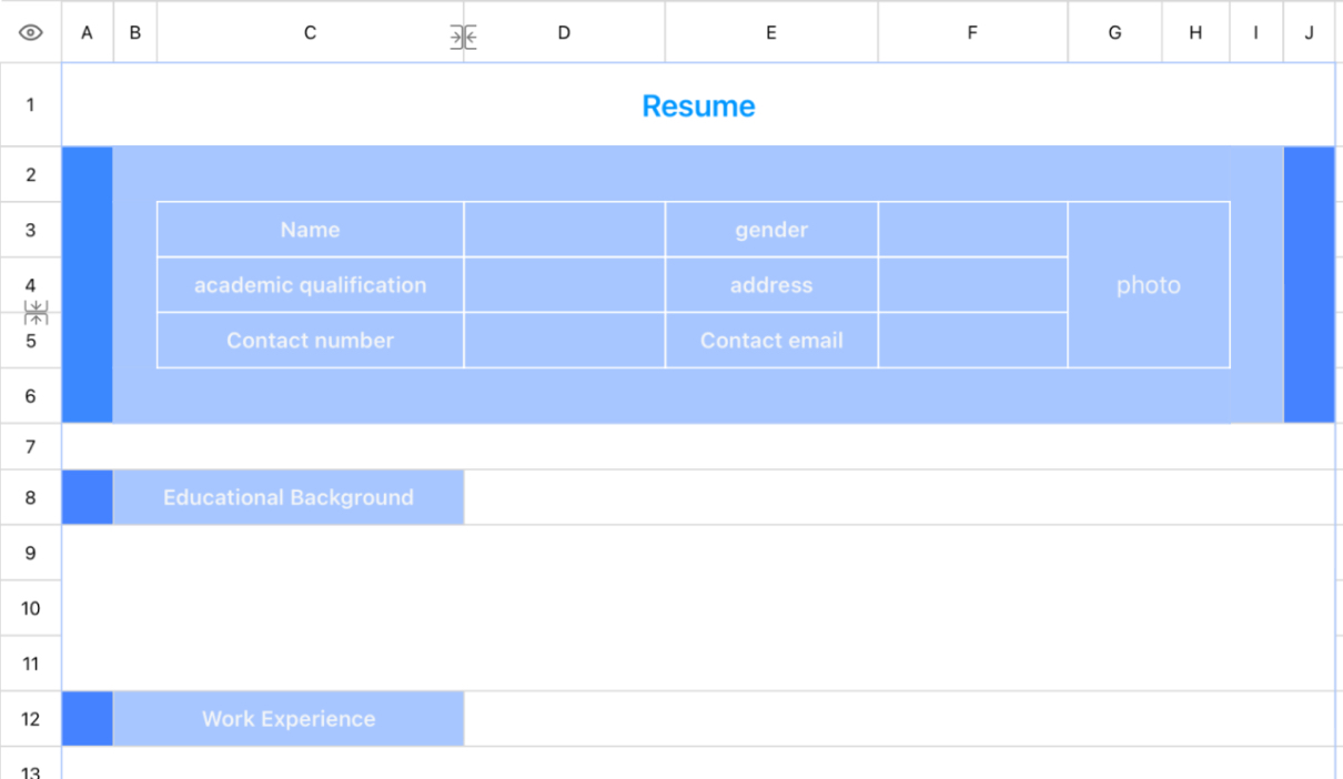 Personal resume 4